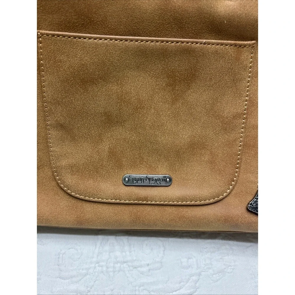 Trinity West Hair-On Leather Concealed Carry Hobo- Camel - Rare Find